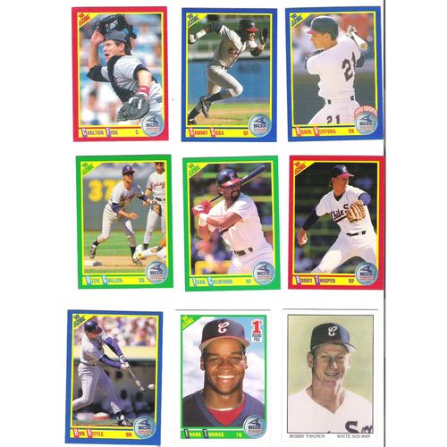 1990 Score Chicago White Sox team set w/traded-36 cards- Fisk, Sosa RC,Thomas RC