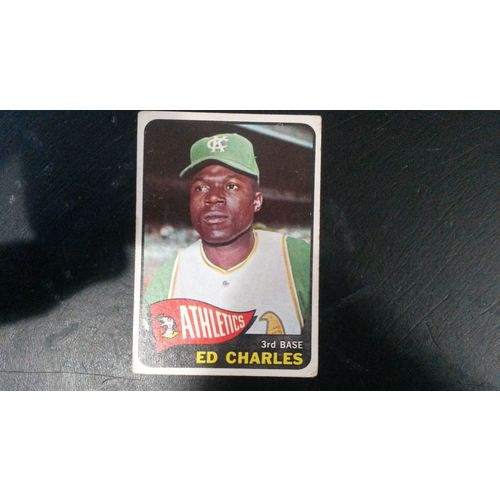 1965 Topps Card # 035 Ed Charles Good (2) Kansas City Athletics