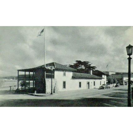 California CA Monterey Custom House Old Vintage Postcard A8