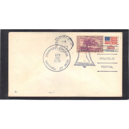 Event Stampfest 79' 772 3c Connecticut 1622 Flag (No Cachet-U/A) CV41366