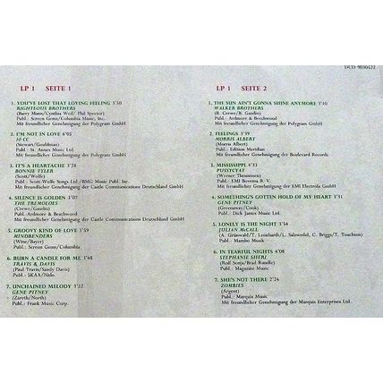 THAT LOVING FEELING – 28 TRACK STEREO DOUBLE VINYL LP FROM 1991 - GERMAN RELEASE