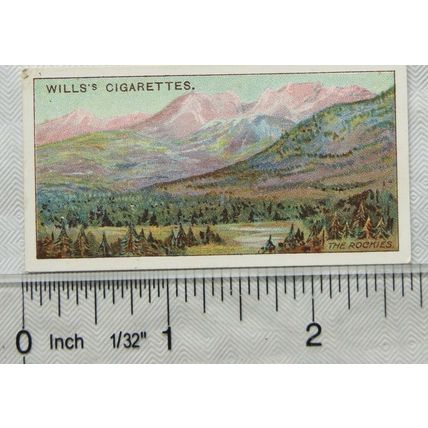 1914 Wills Overseas Dominions Canada No. 15 The Rockies