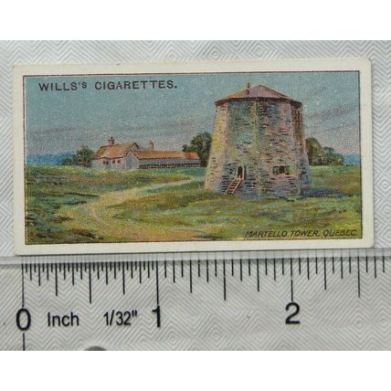 1914 Wills Overseas Dominions Canada No. 14 Martello Tower, Quebec