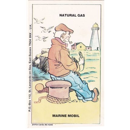 St Leonards On Sea Natural Gas Fisherman Radio QSL Card