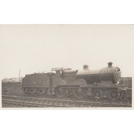 LMS Class 4-4-0 Number 579 Henry Fowler Train Antique Real Photo Postcard