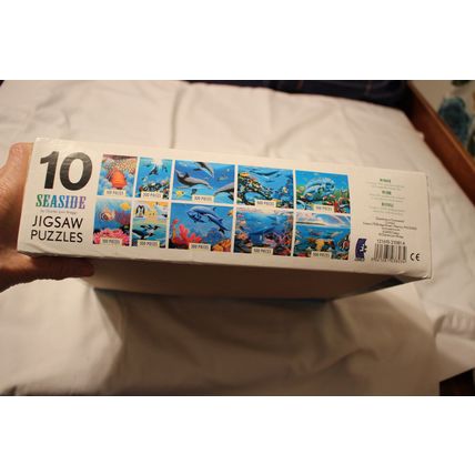 SEASIDE-10 SEALED PUZZLES FISH DOLPHINS PENQUINS