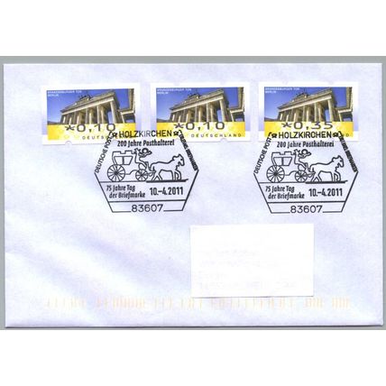 Deutschland SSt. Holzkirchen "Tag der Briefmarke, Postkutsche" 2011