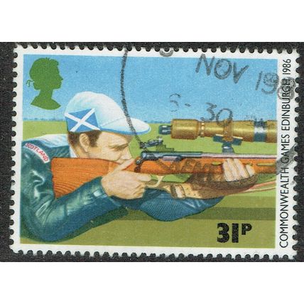 1986 13th Commonwealth Games 31p Multicoloured SG1331 FU