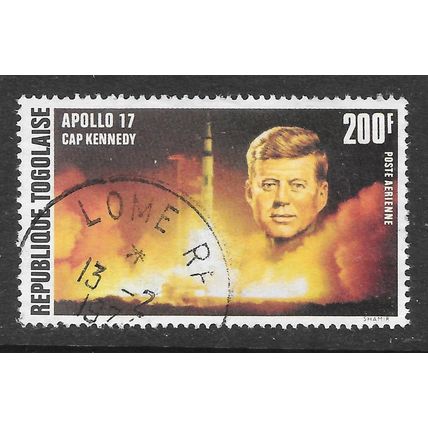 TOGO 1974 CAPE CANAVERAL RENAMED KENNEDY ROCKET APOLLO 13 LIFT OFF JFK USED