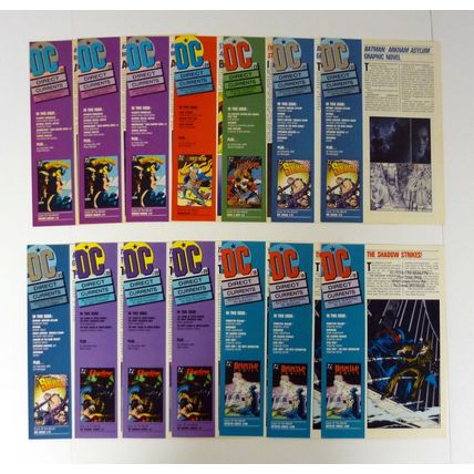 DC Direct Currents Lot of 14 DC Comics Batman Shadow Adam Strange NM 1989-90