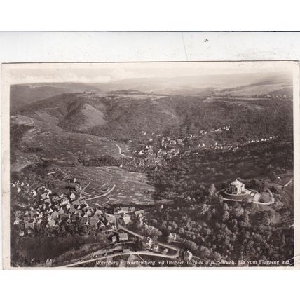 Rothenberg mit Uhlbach Germany Real Photo Postcard unused VGC