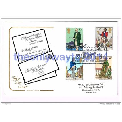 1979 POSTAL HISTORY 1795-1879 (ROWLAND HILL POSTMARK), UK, FDC