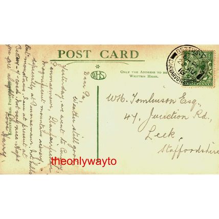 Alawen, Wales, S8577 WHS, Postcard, 1916