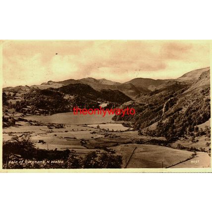 Vale Of Gwynant, N Wales 4297 Tokim, Postcard, 1959