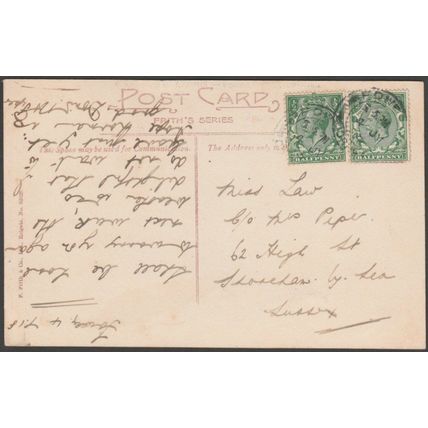 Fowey Hotel, Fowey, Cornwall, 1918 - Frith's Postcard