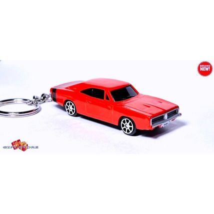 KEYCHAIN ORANGE 1969 DODGE CHARGER RT CUSTOM Ltd. Ed. GREAT GIFT NOVELTY