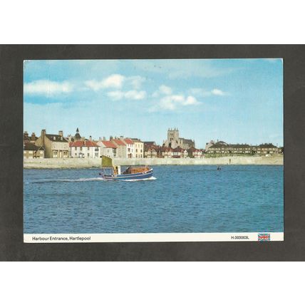 Postcard Tyneside Hartlepool Harbour Entrance