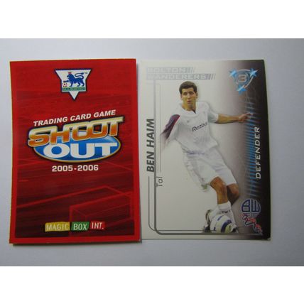 Tal Ben Haim - Bolton W - Shoot Out 2005 2006 Magic Box Football Card (EF1)