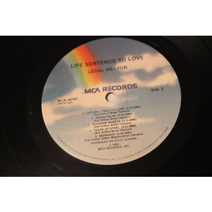 Legal Weapon Gold Stamp Promo LP-LIFE SENTENCE TO LOVE