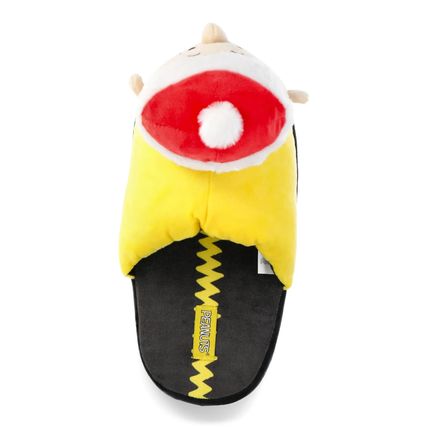 PEANUTS Charlie Brown Christmas 3D Scuff Slippers-Adult-Men's Size 9/10-NEW-FAST