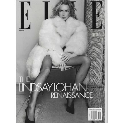 ELLE-SUMMER 2025-LINDSAY LOHAN-NEW-FAST SHIPPING