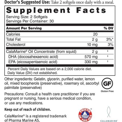 BUNDLE! (120) Dr. Sinatra's CalaMarine Omega-3 Softgels - Clinical Grade