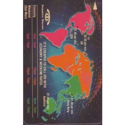 IDD S'pore $5 Telephone Card (Used)