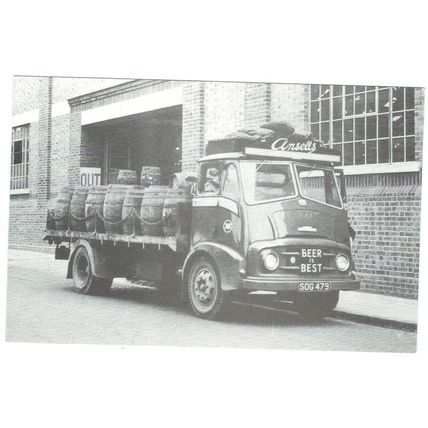 BREWERY VEHICLE BMC AUSTIN 3 TON FLATBED ANSELLS PUBLISHED 199O INC UK POST