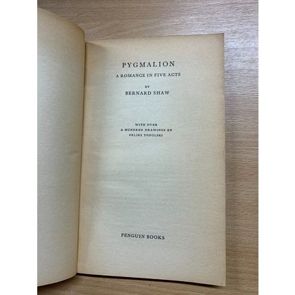 1958 "PYGMALION" BERNARD SHAW DRAMA PLAY PENGUIN PAPERBACK BOOK (P2)