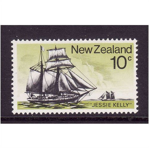 NEW ZEALAND 1975 10c Topsail Schooner Sg 1072 M / mint