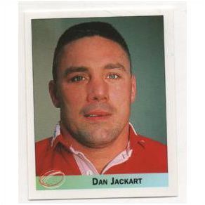 Merlin Rugby World Cup 1995 sticker No.27 Dan Jackart