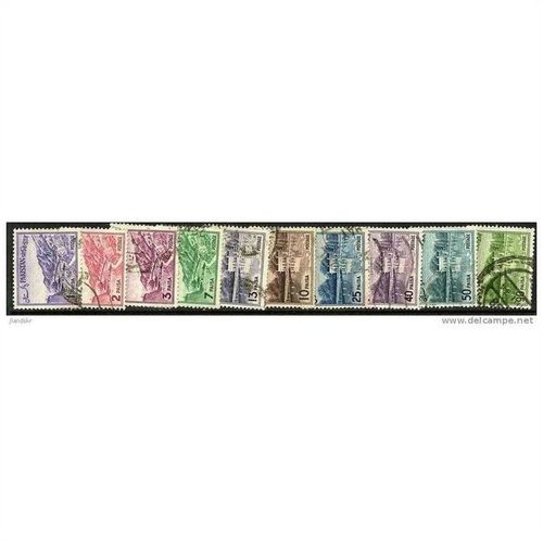 1961/1963 10 different values - #224 fine used (o)