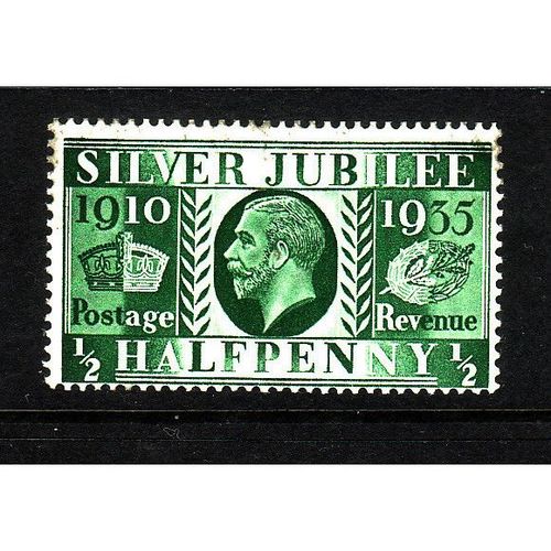 GREAT BRITAIN 1935 SILVER JUBILEE SG 453 1/2d GREEN M MINT