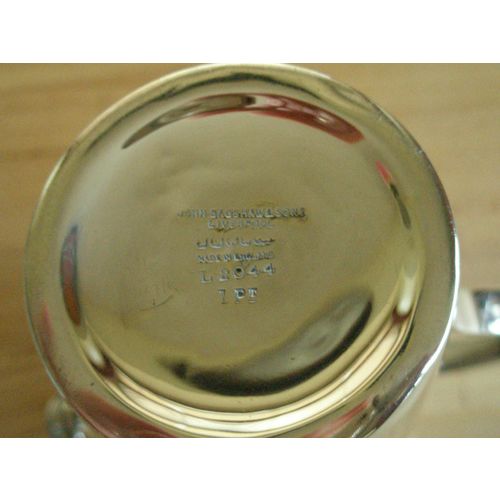 John Bagshaw & Sons Vintage Silver Plated Cocktail Shaker Jug