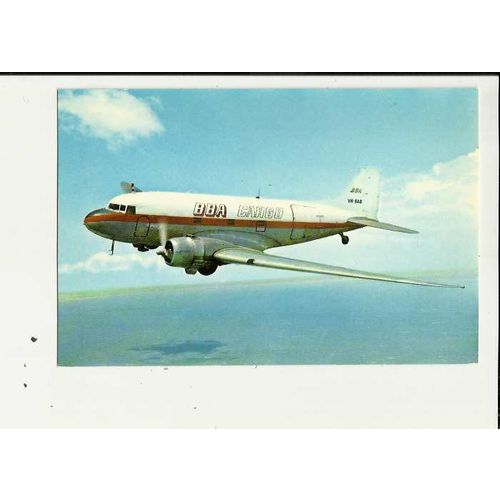 Aviation BBA CARGO DC3 Postcard by Aironautica (VC21)