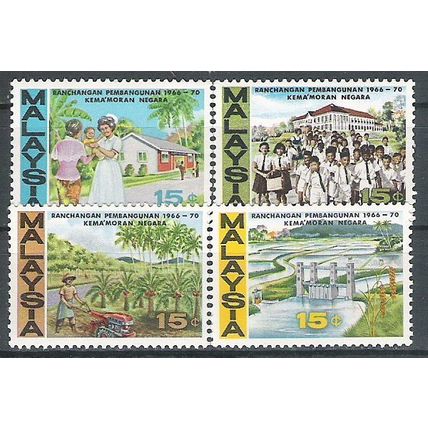 Malaysia N° 37/38 40/41 YVERT NEUF ** ( MNH )