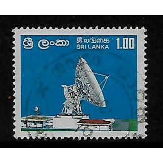 SRI LANKA 1976 EARTH STATION PADUKKA 1R DISH AERIAL SG617 FINE USED#2