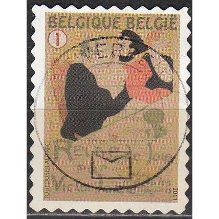 Belgique 2011 COB 4149 O Cote (2016) 1.70 Euro Henri de Toulouse-Lautrec Reine