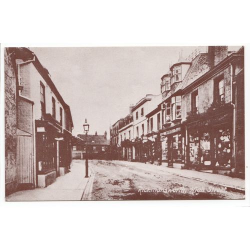 Rickmansworth High Street Hertfordshire Reproduction Postcard