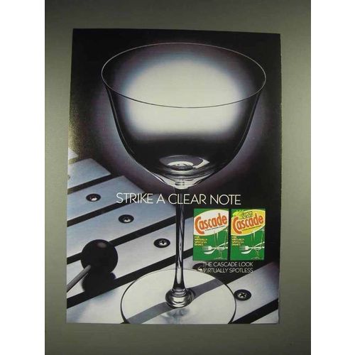 1985 Cascade Dishwasher Detergent - Strike Clear Note