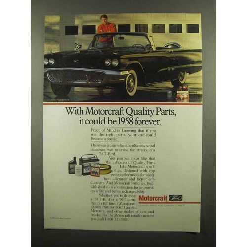 1990 Ford Motorcraft Parts Ad - Could be 1958 Forever