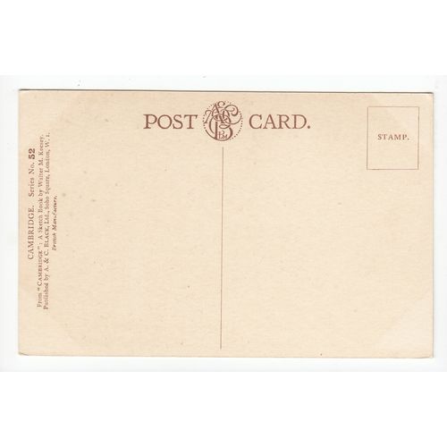 John's College Gateway Cambridge Walter M Keesey Art Postcard