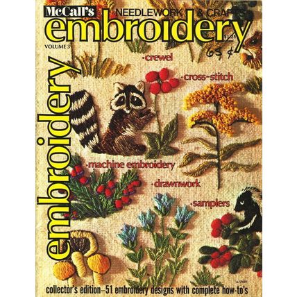 McCall's Vintage Collector's Edition NEEDLEWORK EMBROIDERY 64 Page Magazine