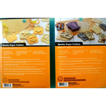 "NEW SETS HALLOWEEN COOKIE CUTTER & DECORATING KITS JACK-O-LANTERN TOMBSTONE +