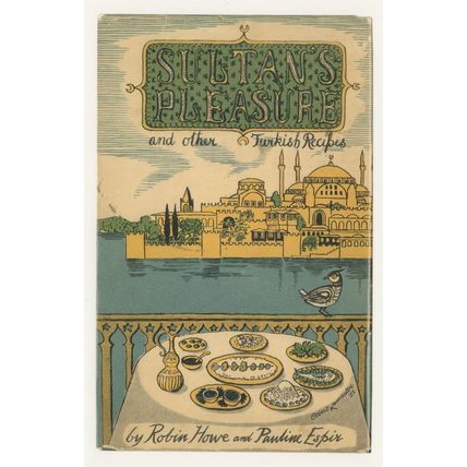 Sultans Pleasure & Other Turkish Recipes 1952 Book Postcard