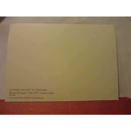 SPRING by William McTaggart unused postcard National Gallery Scotland /