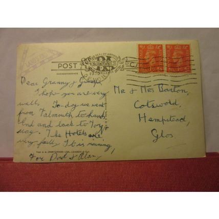 SENNEN COVE, near LAND'S END, CORNWALL used postcard RP by R.A. 1950 pm =