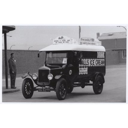 Walls Ice Cream Lorry Van Transport Photo