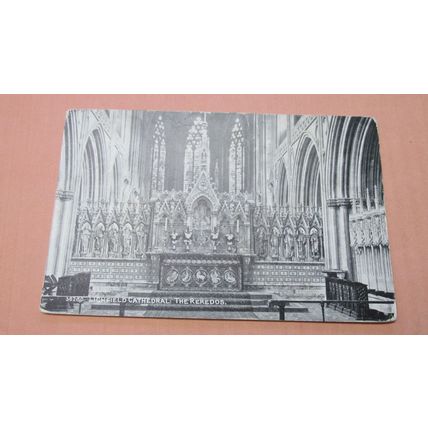 Early Photochrom Postcard -The Reredos - Lichfield Cathedral, Staffordshire