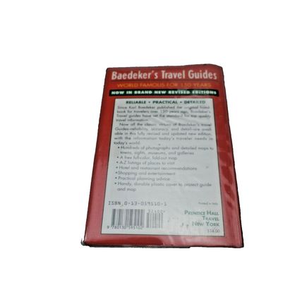 Baedeker's Germany By Karl Baedeker 1st English edition& free Giant foldout map